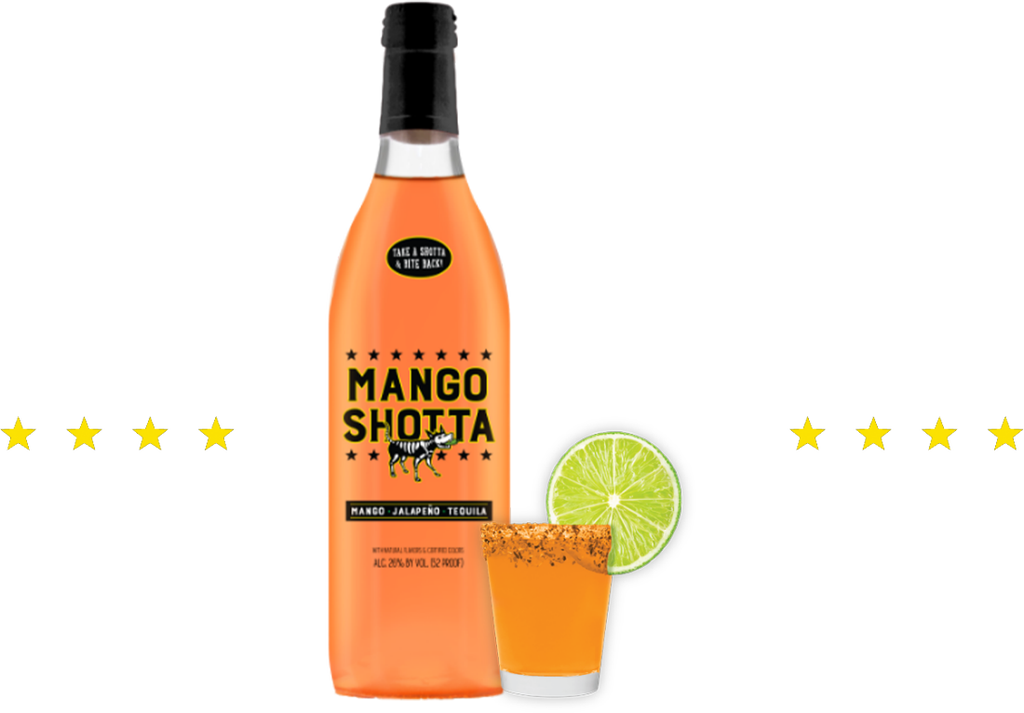 Mango Shotta Spicy Mango & Jalapeño Flavored Tequila